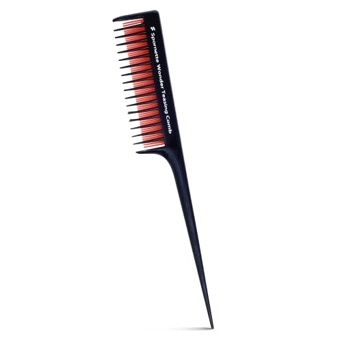 Spornette Little Wonder Rat Tail Comb - Hair Comb for Teasing, Backcombing & Sectioning - Adds Hair Volume to Fine & Thinning Hair - Heat-Resistant, Durable & Portable - size: Small (Pack of 1)