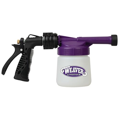 Weaver Livestock Mini Foamer for Cleaning Horses, Goats, Sheep, Swine or Dogs Includes Container with lid and Spray Nozzle with Easy On/Off
