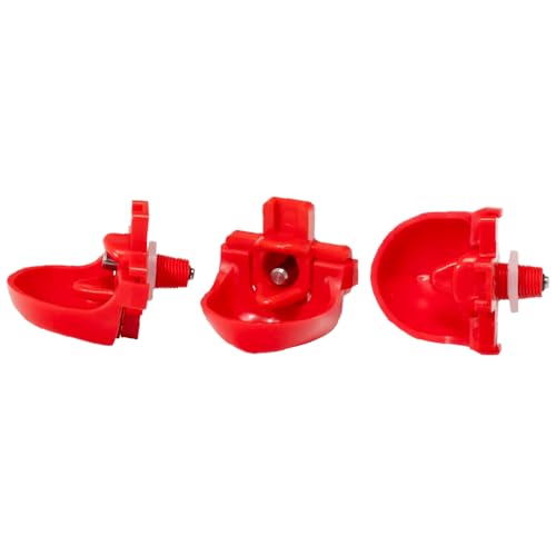 RentACoop DIY Waterer Kit - Horizontal Nipples with Dribble Dish - 6 Pack - size: 6 Pack