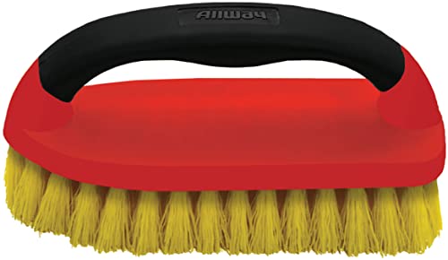 ALLWAY SBR Scrub Brush | Soft-Grip Handle, Rugged Bristles - style: Soft-Grip Scrub Brush