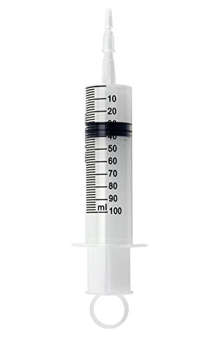 Karlling 100ML Large Big Plastic Hydroponics Nutrient Measuring Syringe - style: 100MLA(1 Pack)