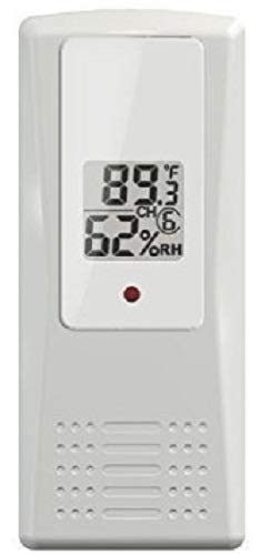 Ambient Weather WS-10-X4 | Wireless Indoor/Outdoor 8 Channel Thermo-Hygrometer with Four Remote Sensors
