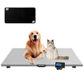 1100Lbs x 0.2Lbs Digital Livestock Scale Large Pet Vet Scale Stainless Steel Platform Electronic Postal Shipping Scale for Heavy Duty Large Dog Hog Sheep Goat Pig Sheep Scale