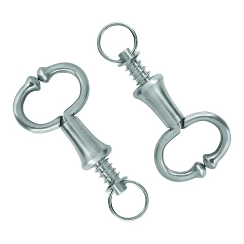 Brass Cattle Nose Pliers & Milk Control Clamp – Traction Tool for Lead, Ring Insertion, Show Use, Veterinary Care (Bull Nose Ring 5 Inches) - style: Bull Nose Ring 5 Inches