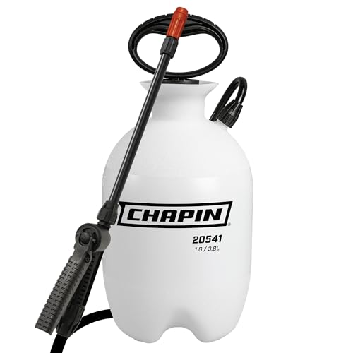 CHAPIN 1-Gallon Foaming Sprayer, Precise Coverage | Translucent poly tank; foaming spray improves accuracy and reduces waste with filtration and extended-reach hose - size: 1-Gallon