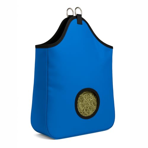 Hay Bag, 600D PVC Nylon, 2-Flake, 7 in Opening Red - color: Red