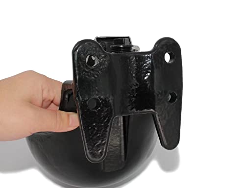 Automatic Livestock Waterer, Heavy Duty Cast Iron Water Trough with Push-Paddle for Horse, Cow, Goat, Pig,Dog, Livestock Water Bowl,1.8L Capacity