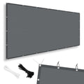 SUNNY GUARD Shade Cloth 4x8 FT Sun Shade, Dark Grey (We Customized) | 90% UV Block HDPE Sun Shade Screen Fabric Tarp with Grommets for Pergola, Backyard & Garden, Custom Sizes - color: Dark Grey, size: 0 4'×0 8'（4FTx8FT)