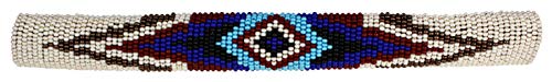 Nylon Horse Braided Beaded Noseband Rope Halter Lead Rope Tack Black 606RT30