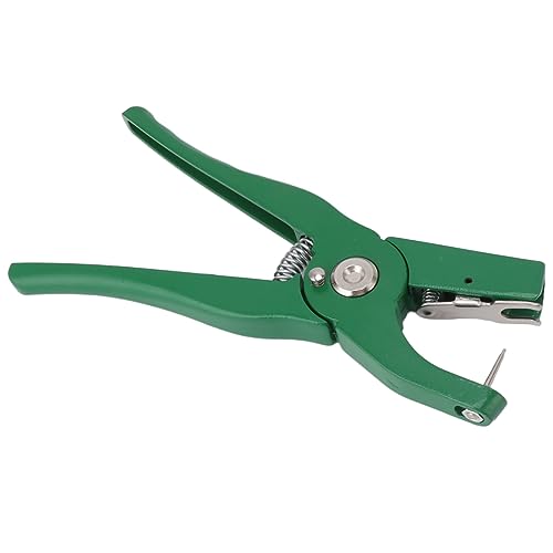 Livestock Ear Tag Plier, Lightweight Aluminum Alloy Ergonomic Design, Ear Tag Applicator Tool, Green Durable Constructio
