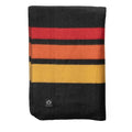 Arcturus Rainier Wool Blanket - Warm, Heavy, Washable, Bed Blanket | Great for Home & Camping (Sunset Peak, King) - color: Sunset Peak, size: King