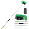 Car Wash Brush with Long Handle, 60'' Soft Bristle Cleaning Brush, Car Cleaning Brushes, Carwash Brushes for SUV, RV, Boat, Truck, House Siding, Sweep Snow, Green - color: Green