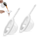 2 PCS Ultra Fine Mesh Strainer, 120 Mesh Plastic Strainer with Handle, Nylon Strainers Fine Meshes, Kitchen Strainer for Juicing with Handle for Coffee Soy Milk Juice Tea