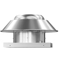 Roof Exhaust Fan Direct Drive Axial Downblast Exhaust Fan -26" Fan Base, 1/3 HP 115 Volt Single Phase Motor 2400 CFM - size: 18 Inch