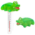 XY-WQ Alligator Floating Pool Thermometer with String, Easy-Read | Large size easy-read scale and included string for swimming pools, spas, hot tubs and ponds.