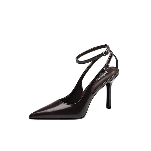 Amazon.com | Spikyrose 25L689-1 Brown US10 | Pumps - color: Coffee Brown, size: 10