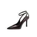 Amazon.com | Spikyrose 25L689-1 Brown US7.5 | Pumps - color: Coffee Brown, size: 7.5