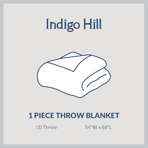 Paseo Road Indigo Hill by HiEnd Accents Farm Life 54x68 Brown Throw Blanket | American Farmstead Rural Life Print, Western-Style Sherpa Fleece Blanket for the Couch, Sofa, Bed, or Camping Outdoors - color: Farm Life Brown