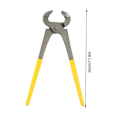 10in/12in Hoof Nipper Trimmer, Nail Puller Pliers, Farrier Tool, End Cutting Pliers, for Foals Goats Sheep, Home Woodworking(12 inches) - size: 12 inches