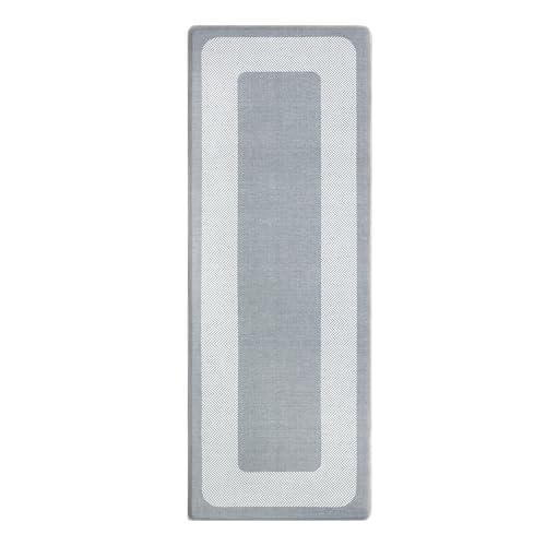 Chef Gear Hettie Anti Fatigue Cushioned Kitchen Mat 18"x48" Grey - color: Grey, size: 48"L x 18"W x 0.3"Th
