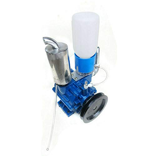Vacuum Pump, 250L/Min Vacuum Pump for Cow Milking Machine Milker Bucket Tank Barrel with Belt Pulley