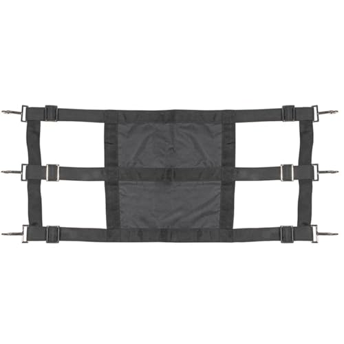 Dura-Tech Cordura Horse Stall Guard | Adjustable 44" to 52" Wide | Heavy-Duty Vinyl-Coated Polyester Center | Durable 2" Nylon Web Straps | Ideal for Barn & Show Stalls