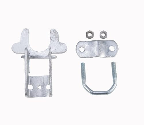 Kennel Gate Latch 1-3/8", Chain Link Fence Gate Butterfly Latch for Dog Kennels and Kennel Panels (2 Pcs) - size: 2 Pcs