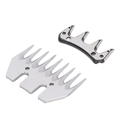 Electric Clipper Blade Sheep Shears Replacement Blades High Carbon Steel 9 Tooth Incisive Wear Wool Comb Cutter Blade for Sheep Shearing and Wool Cutting