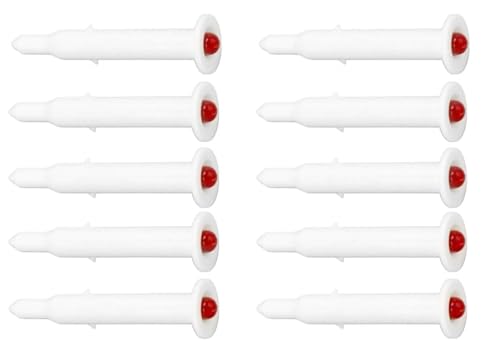 Chicken Thermometer Turkey Timer, Meat Turkey Thermometer Popup Out, 1.8 Inches Good Cook Timers for Cooking Chicken Beef (10)
