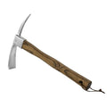 Haliaeetus Pick Axe, Stainless Steel Mattock, Garden Pick with Wood Handle | with Sharp Pick and Cutting Edge for Breaking up Heavy Clay Soil, and Removal of Difficult Weeds, for Digging, Loosening Soil