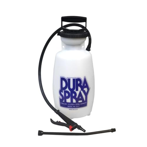 B&G DuraSpray Poly Sprayer – 2 Gallon 12" (1 Foot) wand, Lawn & Garden Professional Industrial Plastic Pump Sprayer – Durable Design with Buna-N Gaskets & Seals for Weed, Pest, Fertilizer Applications - size: 2-Gallon
