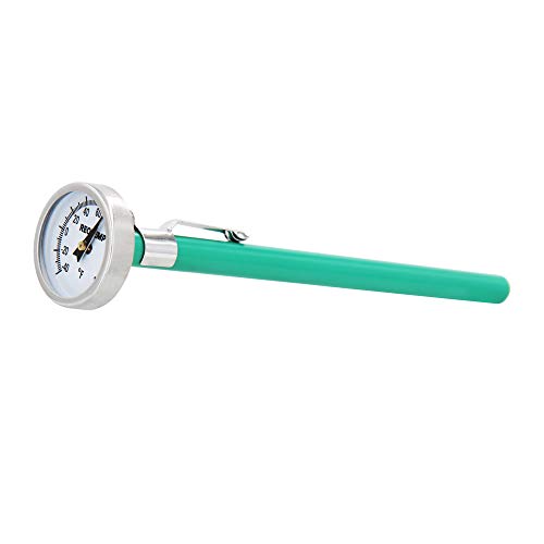 K79-2 Pocket Thermometer, Waterproof, 5" Stem, 1" Dial (-40 to 160 Fahrenheit) - size: -40 to 160 Fahrenheit