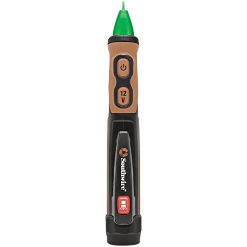 Southwire Tester NCVD Advanced Dual - Visual & Audible AC Voltage Detection - IP67 Waterproof - Silent Mode & Dual Flashlights - CAT IV 1000V Safety