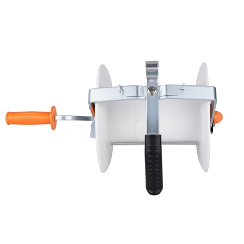 3:1 Geared Electric Fencing Reel, Extended Electric Fence Wire Reel, Suitable for Building Farm Fences - size: extended electric fence reel
