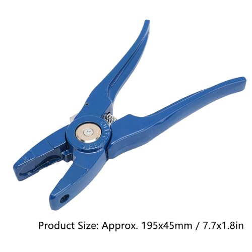 Livestock Ear Tag Applicator, 7.7 Metal Ear tag Pliers Cattle Ear Tagger, Practical Ear Tag Tool Clamp, Animal Tool for Cattle Sheep Pigs Cow Goat