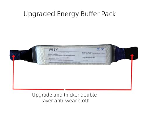 50FT Vertical Lifeline Assembly, Safety Rope,Fall Protection Rope cuerda, Safety Rope for Roofing,Polyester Roofing Rope with Hooks, Rope Grab, Roof Anchor and Knee Pads; ANSI Compliant