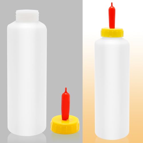 6-Pack 400ml Goat & Lamb Feeding Bottles with Soft Nipples, Kid Livestock Nursing Kit for Baby Goats, Lambs, Calves, Farm Animal Milk Feeder Set
