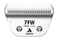 Andis 561465 ceramicEDGE Wide Blade, #7FW Coarse Tooth, Stainless Steel | Wide blade for faster grooming, coarse teeth remove bulk, ceramic runs cooler, fits AG, AGC, DBLC, MBG & SMC - size: 7FW (3.2mm)