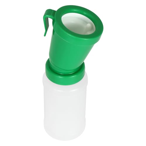 Teat Dip Cup - Non Reflow Design for Cow, Goat, Sheep | Secure Nipple Cleaning Disinfection Dip Cups 300 ml (green, 1) - style: green