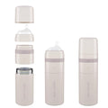 MILK & WATER Stainless Steel All-in-One Baby Bottle with Anti Colic Nipple - color: Dusty Pink, style: Bottle, 9oz, Medium Flow