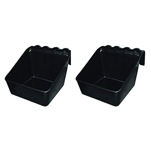 Little Giant 50 Pound Plastic Universal Livestock Block Holder and Feeder (2 Pack) - size: 2 Pack