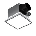 Tech Drive Modern Nickel Bathroom Fan with Light, 80CFM,1.5Sone | 1000lm Dimmable 5CCT LED Light Selectable, Quiet Ventilation fan with night light,Energy Star Certified - size: 80CFM with 5CCT Light (Brushed Nickel)
