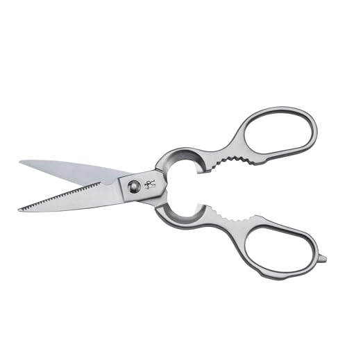Henckels Heavy-Duty Take-Apart 8-in Stainless Kitchen Shears - style: Stainless Steel