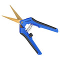 VIVOSUN 6.5 Inch Garden Scissors, Blue Pruning Shears for Plants, 2-Pack | Curved Precision Stainless Steel Blades, Comfort Ergonomic Grips, Ideal Snip for deadheading, Trimming & Shaping Plants - style: Blue Curved Blade