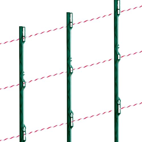 656Ft 6-Strand Polywire Electric Fence Rope, Stainless Wire