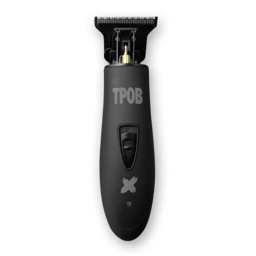 TPOB Slime 2 Barber Hair Clippers Trimmer Shaver Set for Men with Matte case and X Fade Blade (Black Pack) - color: Black Pack