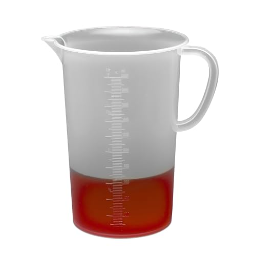 SP Bel-Art | F28992-0000 | Tall Form 2000ml Polypropylene Graduated Pitcher; 20ml Graduation - size: 67.6 Ounces