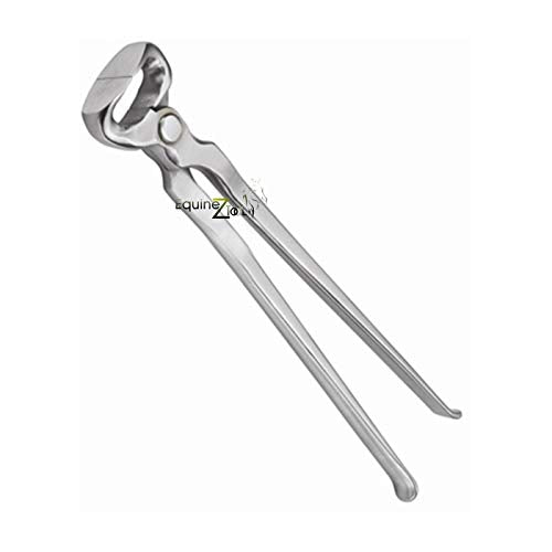 12" Hoof Nipper Vanadium Steel Farrier Tool for Hoof Care–Durable,Rust-Resistant,Dull Finish for Precision Trimming and Shaping–Professional Equine Hoof Trimming Tool for Horses,Miniatures,Ponies