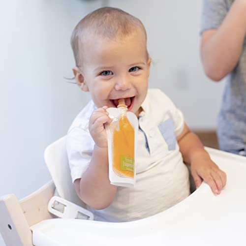 Infantino Squeeze Station, Fills 3 Pouches at Once, Purple | Baby food maker & pouch filler, Easy to use, Dishwasher safe, Homemade baby food essential - style: Squeeze Station Purple