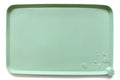 Hoki Found L Silicone Non Slip Pet Dog Cat Bowl Mats - Placemat, Feeding Mat - Waterproof for Carpet - Jade - color: Jade, size: 22" x 14"